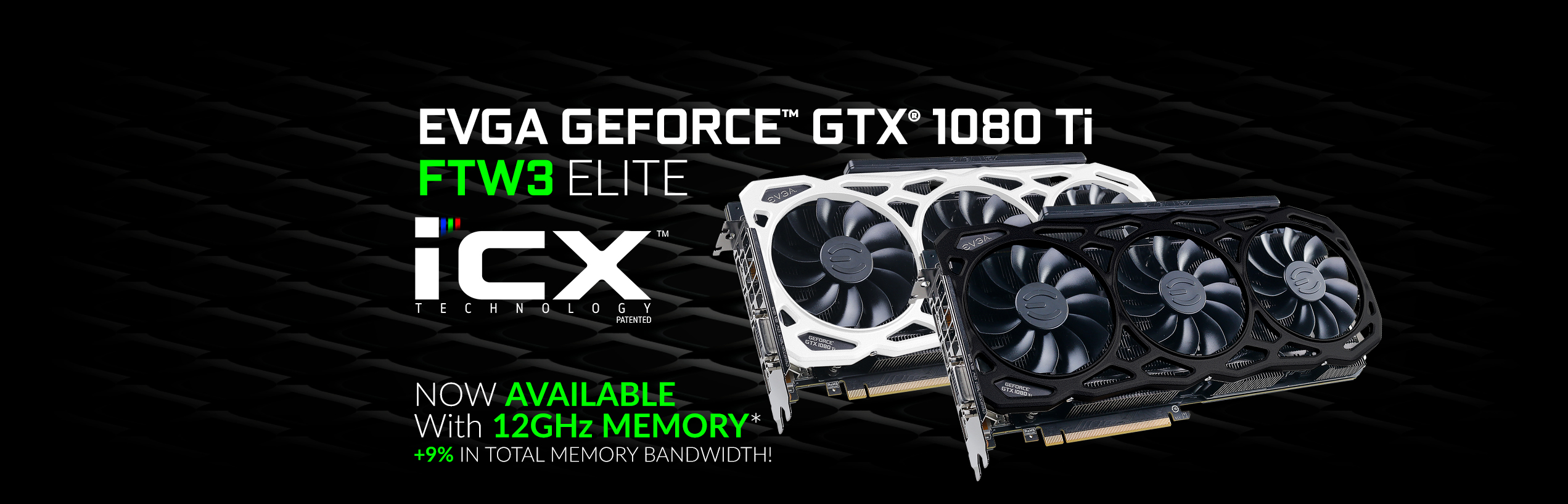 EVGA GeForce GTX 1080 Ti FTW3 ELITE 12GHz