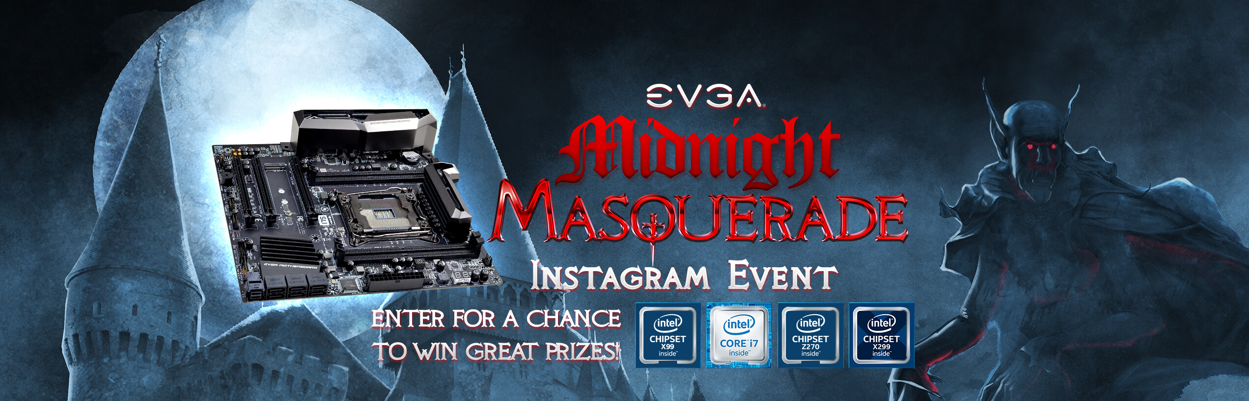 EVGA Midnight Masquerade Instagram Event!