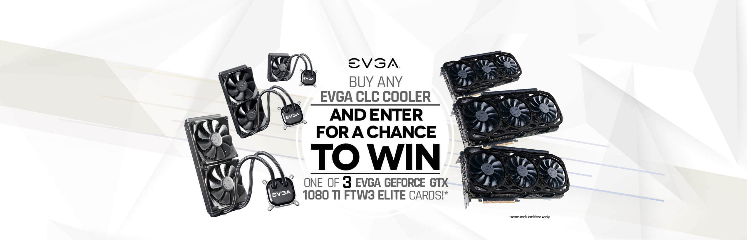 Buy EVGA CLC, Enter To Win One Of Three EVGA GeForce GTX 1080 Ti FTW3 ELITE Graphics Cards!