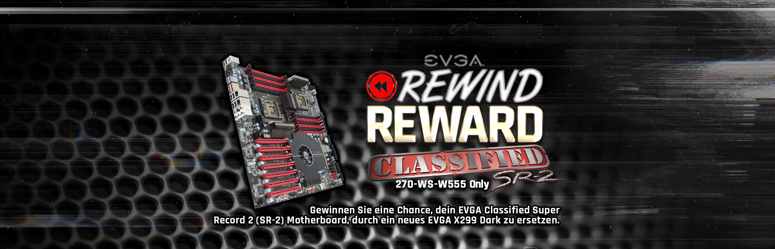 EVGA Classified Super Record 2 (SR-2) Motherboard Rewind Reward Giveaway