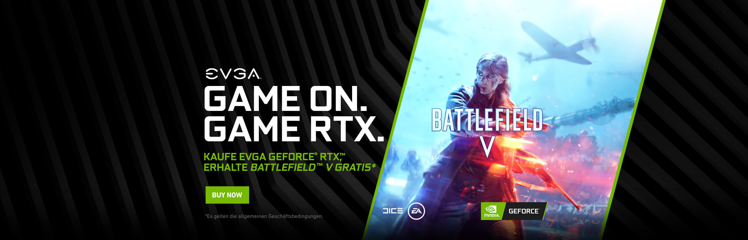 Buy An EVGA GeForce® RTX™ Get Battlefield™ V*