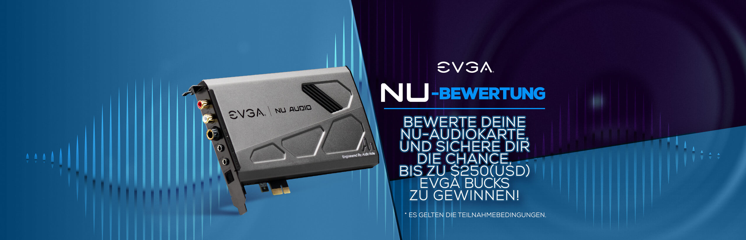 The EVGA NU Audio Card Review promotion