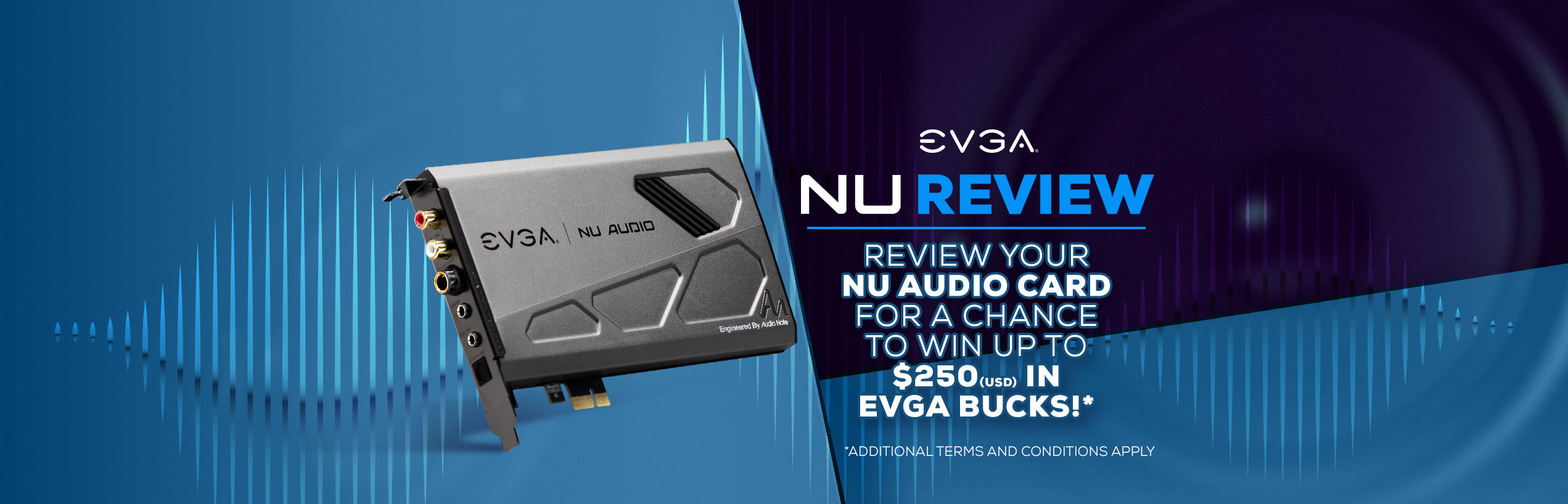 The EVGA NU Audio Card Review promotion