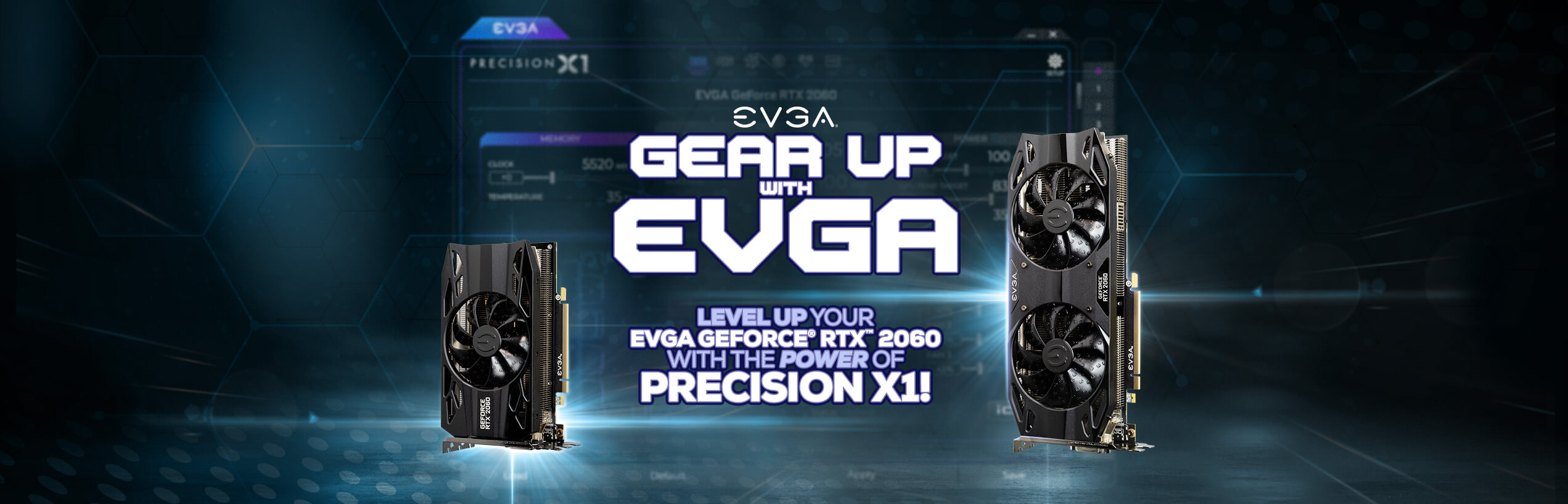 Level up your EVGA GeForce RTX 2060 with the Power of Precision X1!