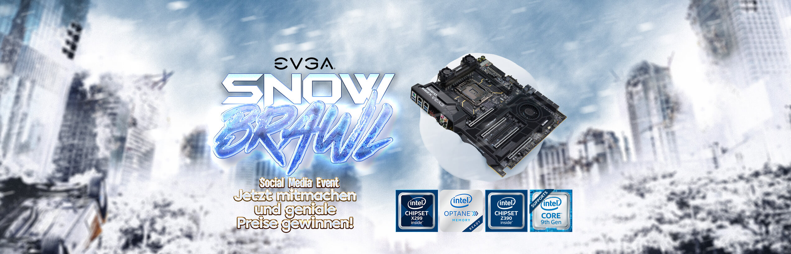 EVGA Snow Brawl Social Media Event