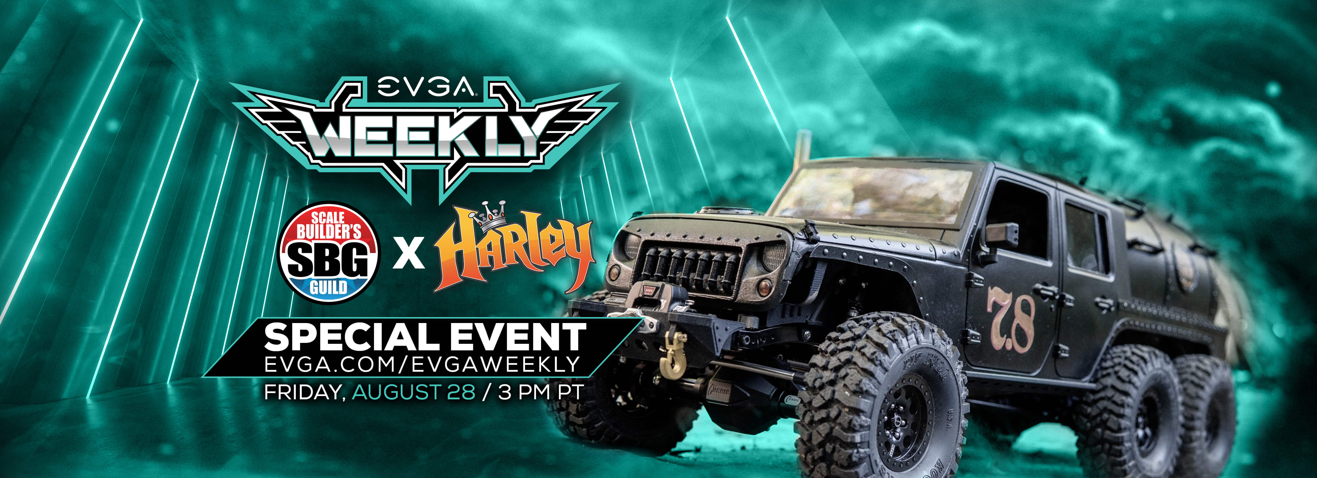 EVGA Weekly Live Stream with SBG & Harley Designs