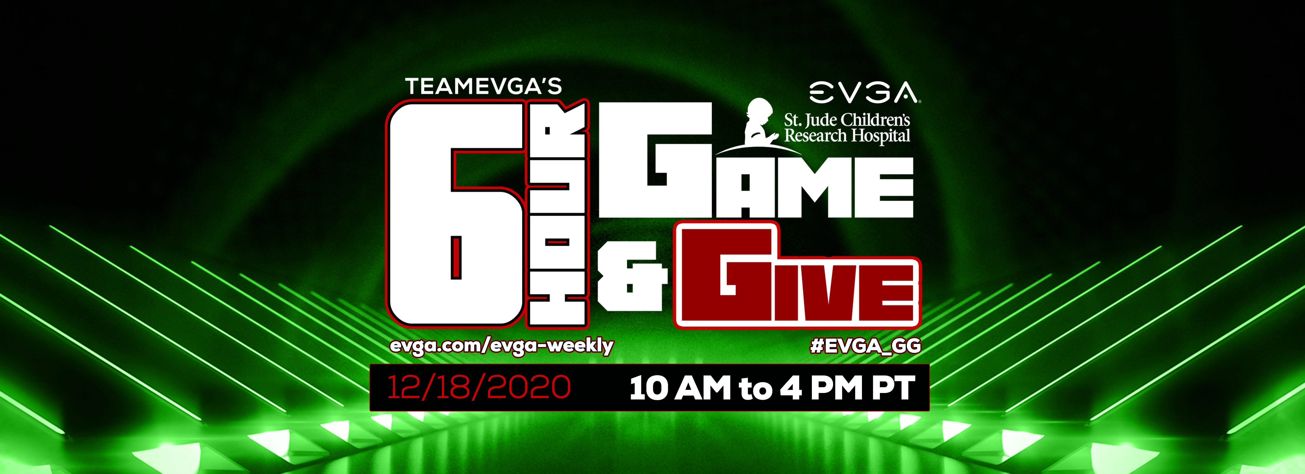 EVGA 6 Hour Game & Give