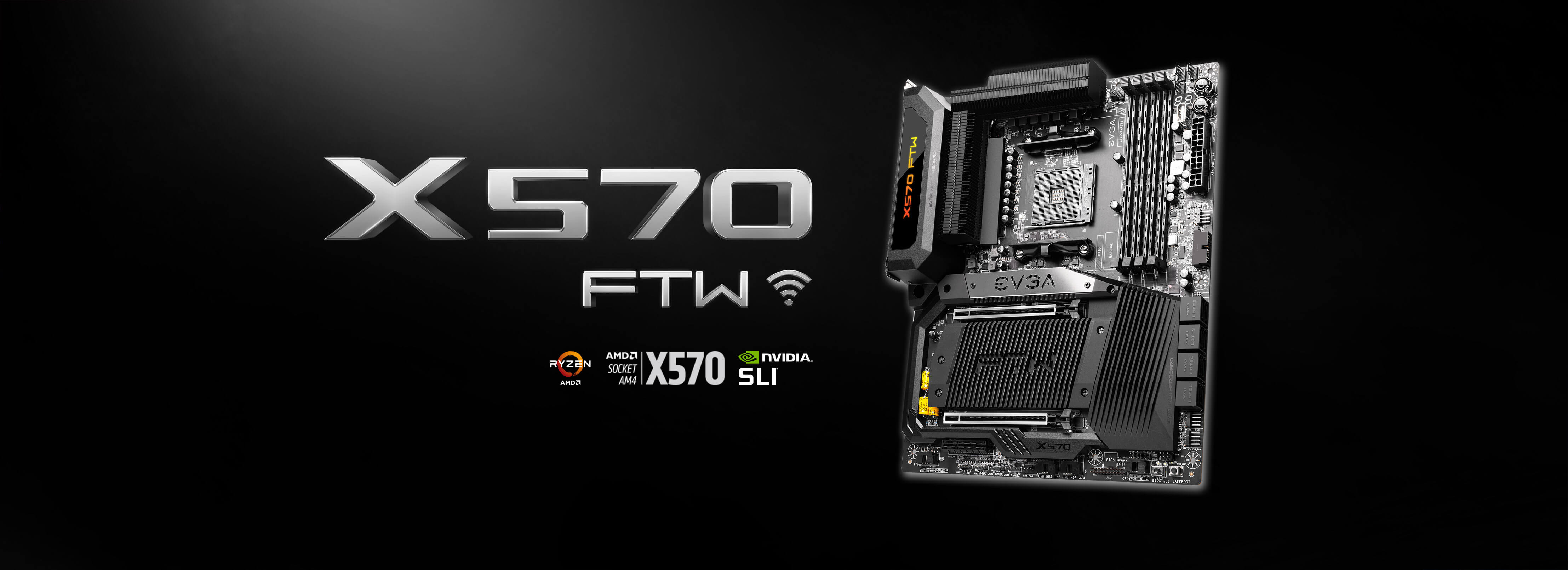 EVGA X570 FTW WIFI Motherboards