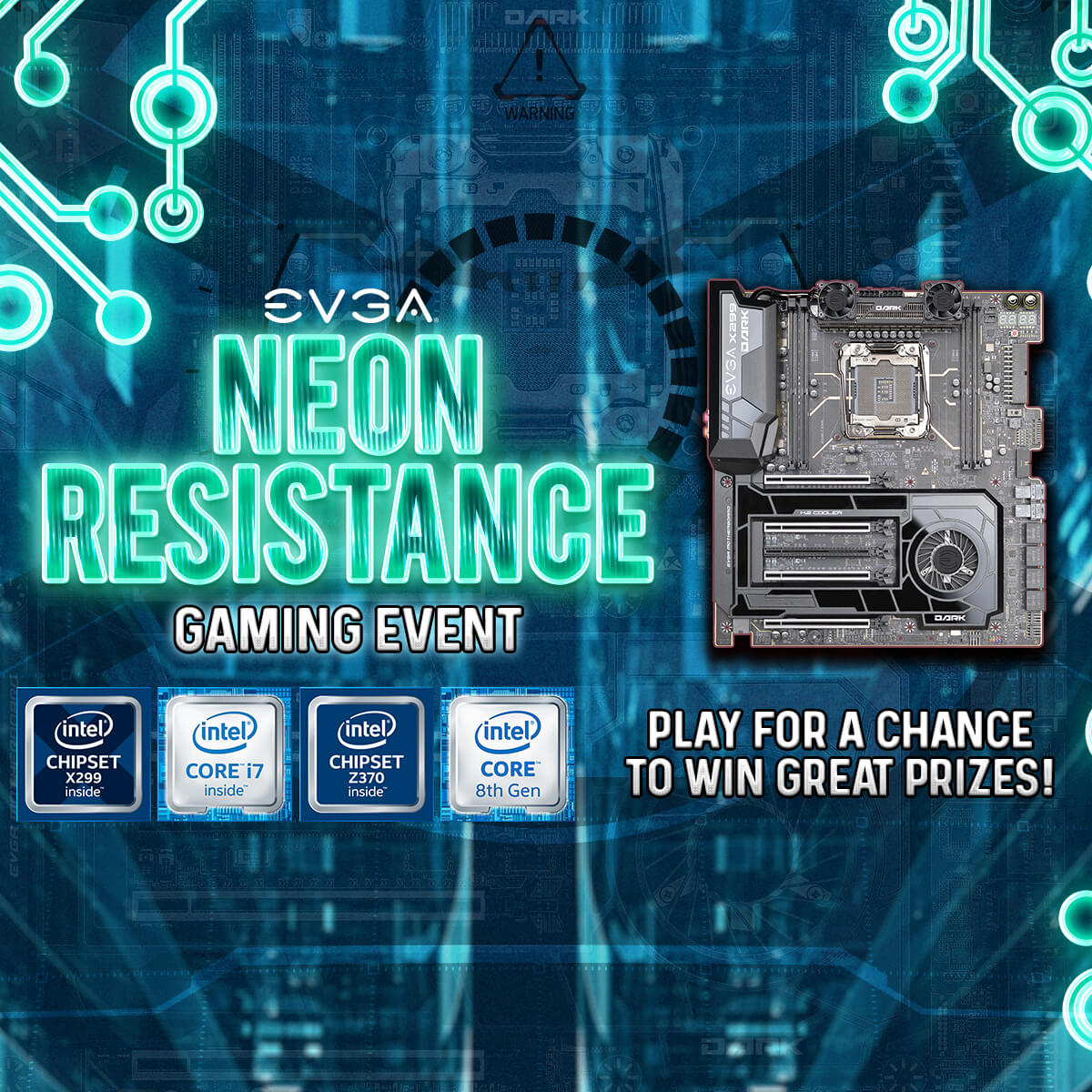 Evga articles neon resistance gaming event