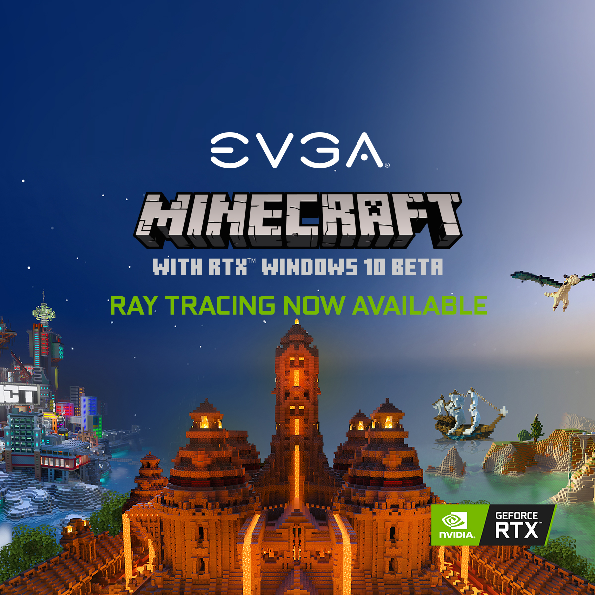 Minecraft com RTX Beta Já Está Disponível!, Notícias GeForce