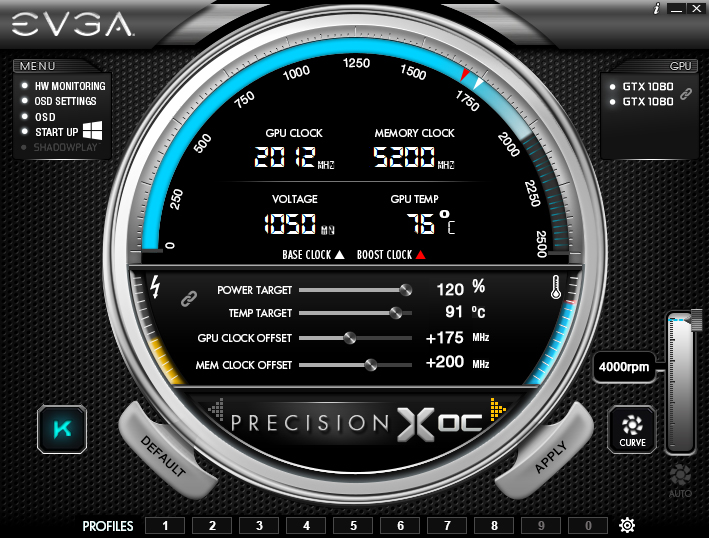 Evga precision x инструкция