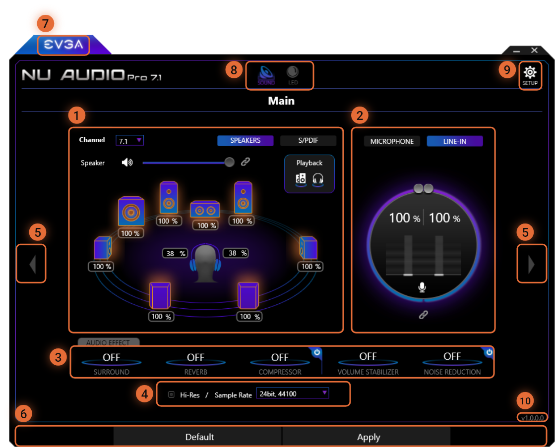 EVGA Audio Card SoftWare