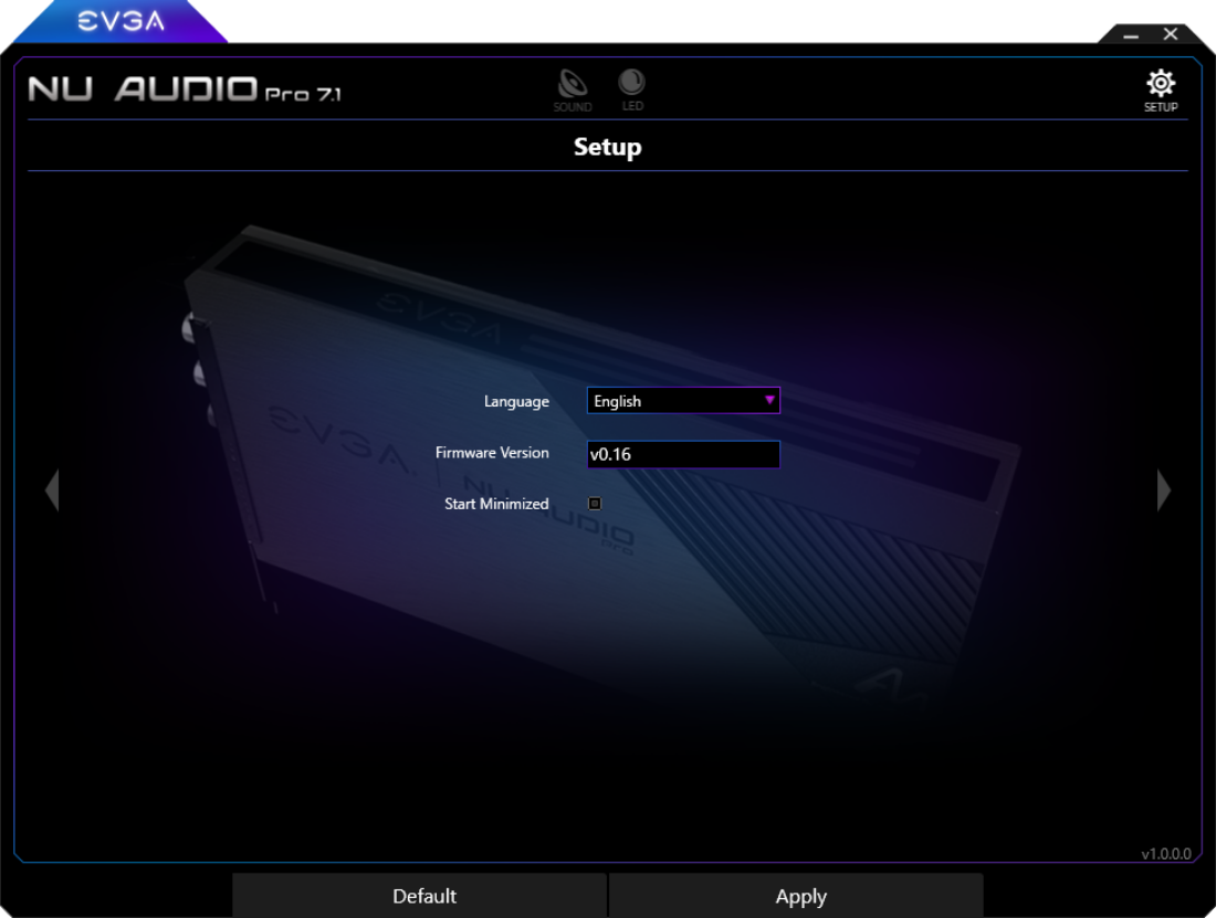 EVGA - JP - Audio Card - SoftWare